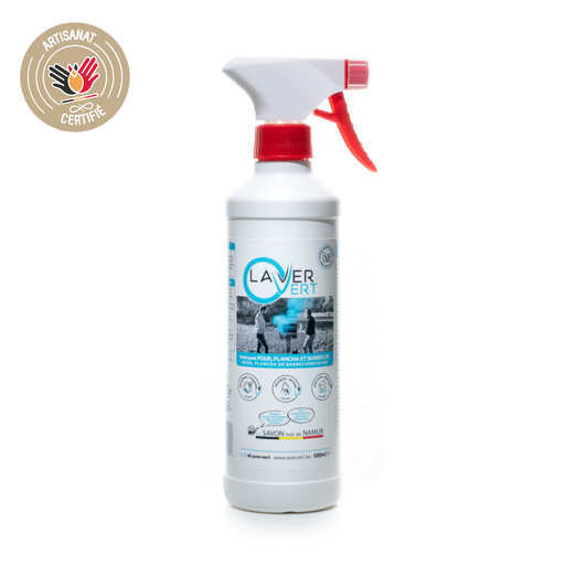 Spray Pour Barbecue & Four 100% Naturel, Vegan & Ecologique - LaverVert - 500ml