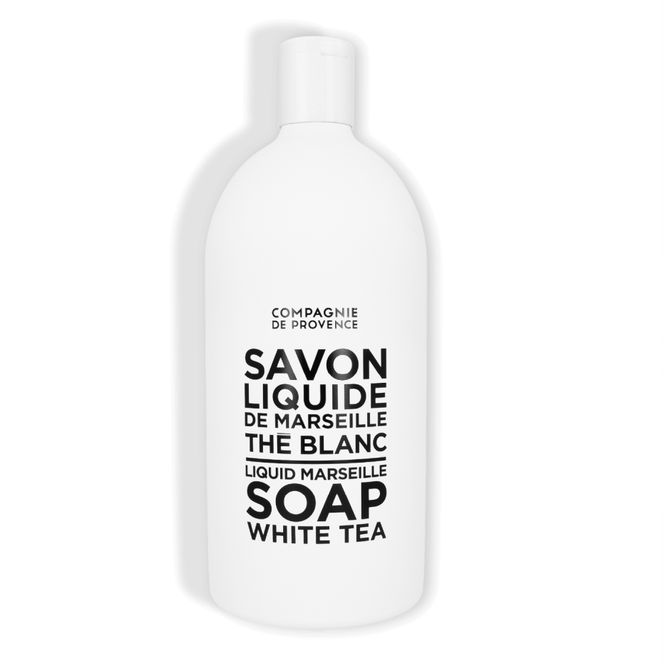 Eco-recharge de Savon Liquide de Marseille Thé Blanc - Compagnie de Provence - 1L