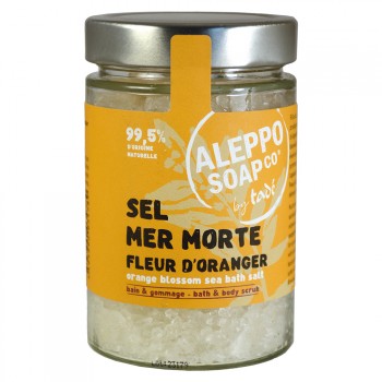 Sel de La Mer Morte à la Fleur d'Oranger - Aleppo Soap - 500Gr